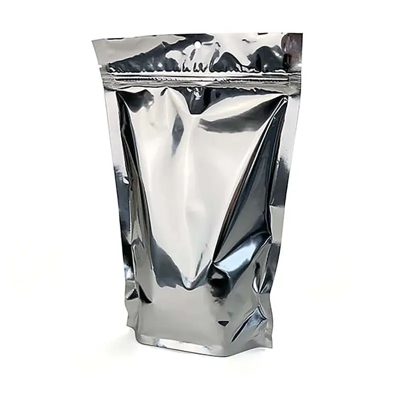 Silver Pouch Bag 5 silver metallized stand up pouch