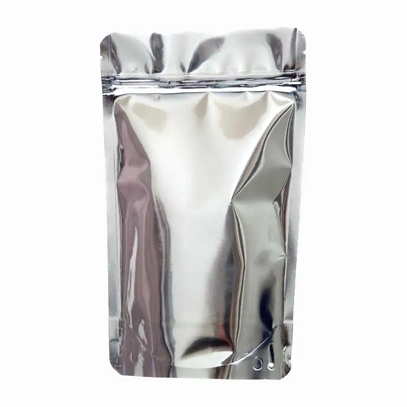 Silver Pouch Bag 3 silver stand up pouch