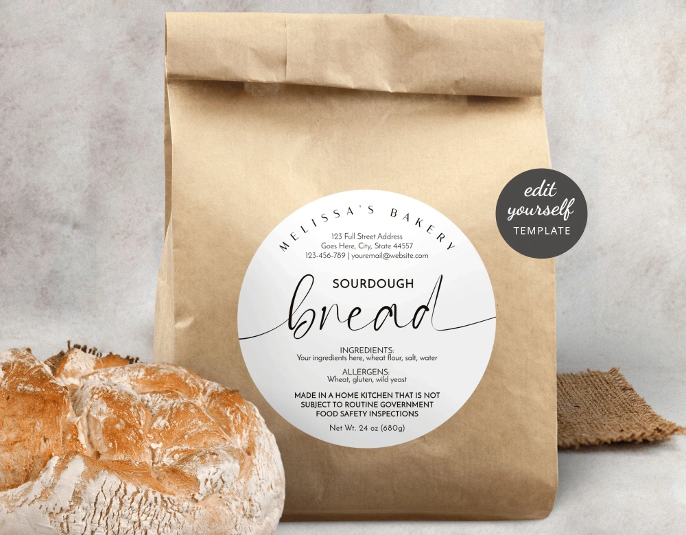 Top 18 Creative Bakery Packaging Ideas You Should Know 1 sourdough bread packaging ideas