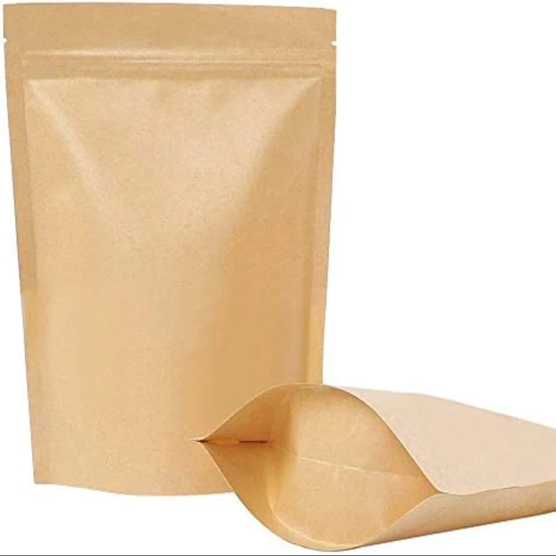 Coffee Kraft Paper Bag 14 stand up coffee bags