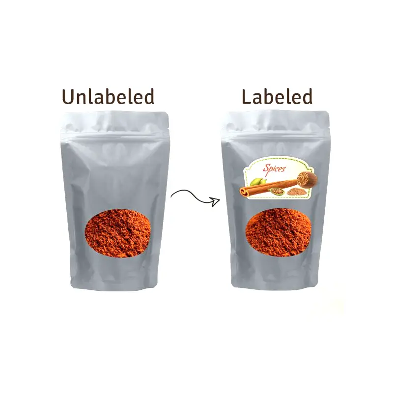 Spice Packaging Pouch 3 stand up pouches for spices