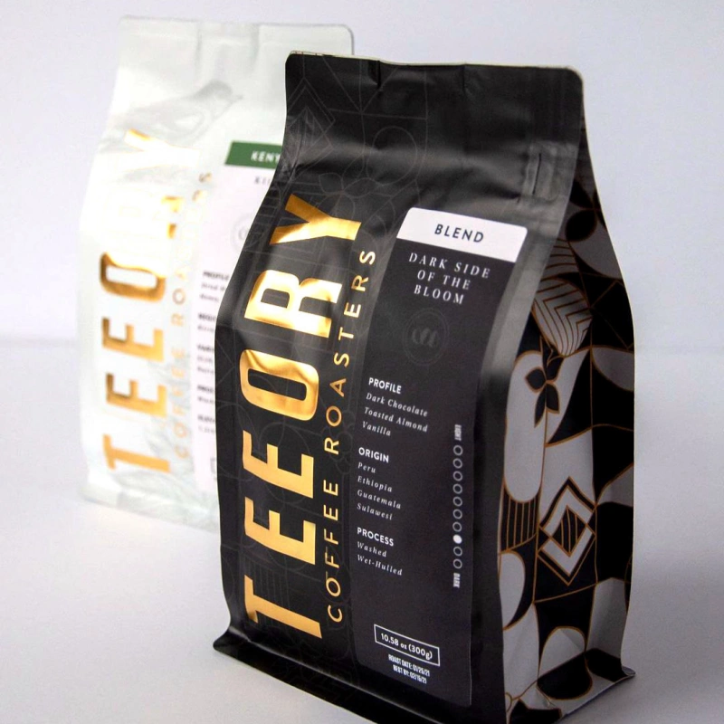 Foil Coffee Bags 4 12oz coffee foil bag