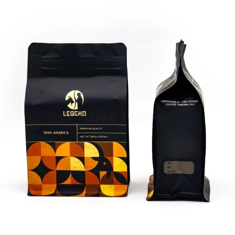 250g Coffee Bags 2 250g resealable coffee bags