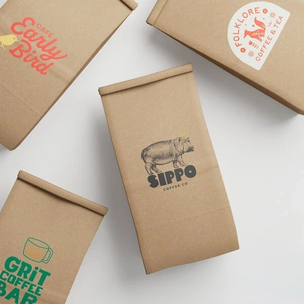 3 Oz Coffee Bags 5 3 oz coffee bags with tin tie