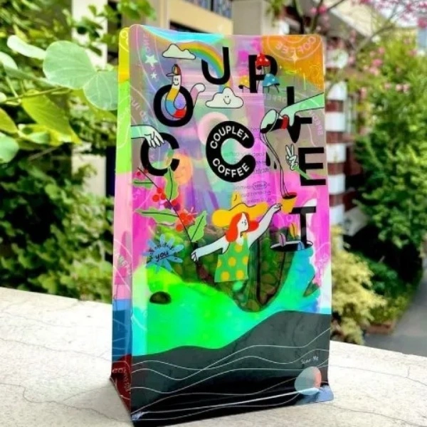 6 Oz Coffee Bags 12 6 oz holographic coffee bags