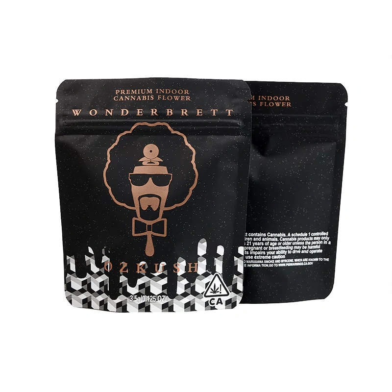 Weed Package Pouch 6 Eco Friendly Compostable Weed Bags 3 5g