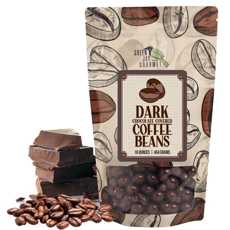 Coffee Gift Bags 2 chocolate covered coffee bean gift bag