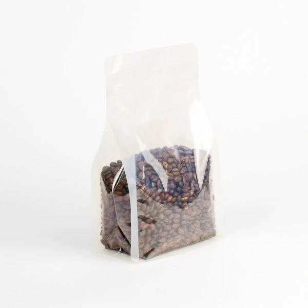 Clear Coffee Bags 2 clear plastic coffee bags