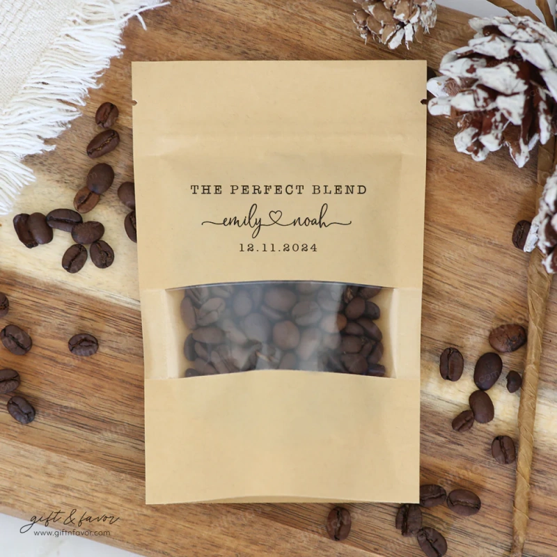 Coffee Gift Bags 6 coffee gift bags with window