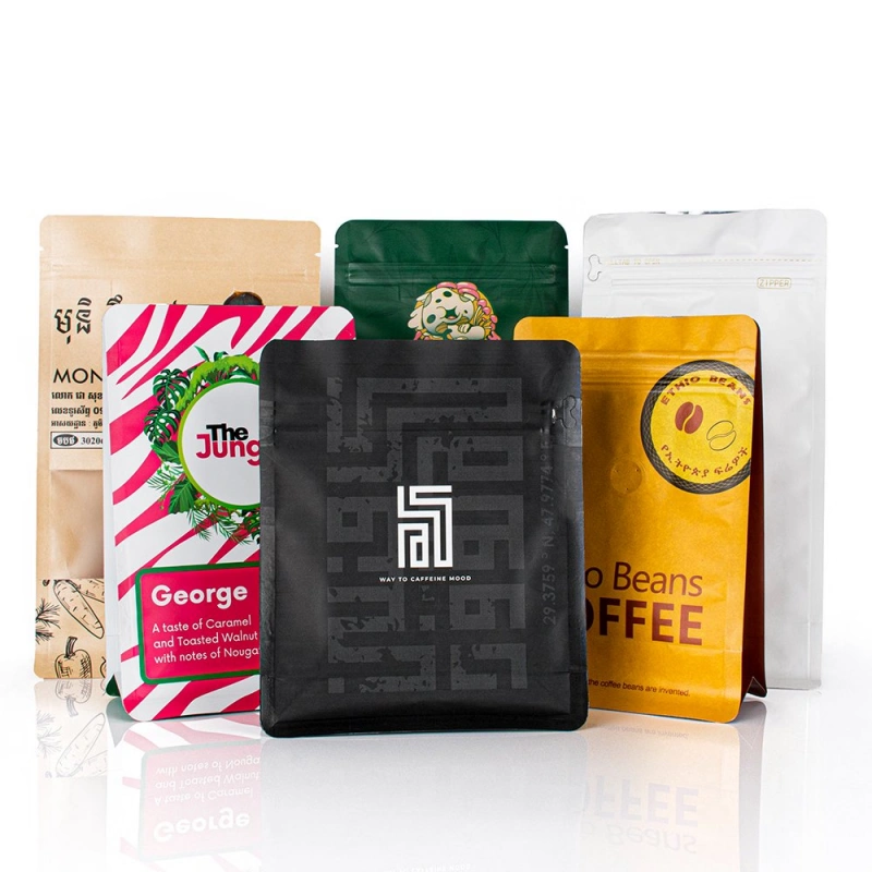 K-Seal Coffee Bags 10 custom printed k seal coffee bags