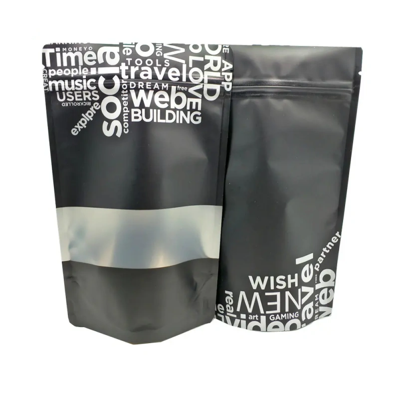 Foil Coffee Bags 17 foil coffee bags with window