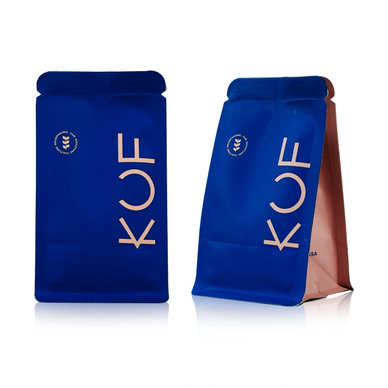 Foil Coffee Bags 9 foil flat bottom coffee bags
