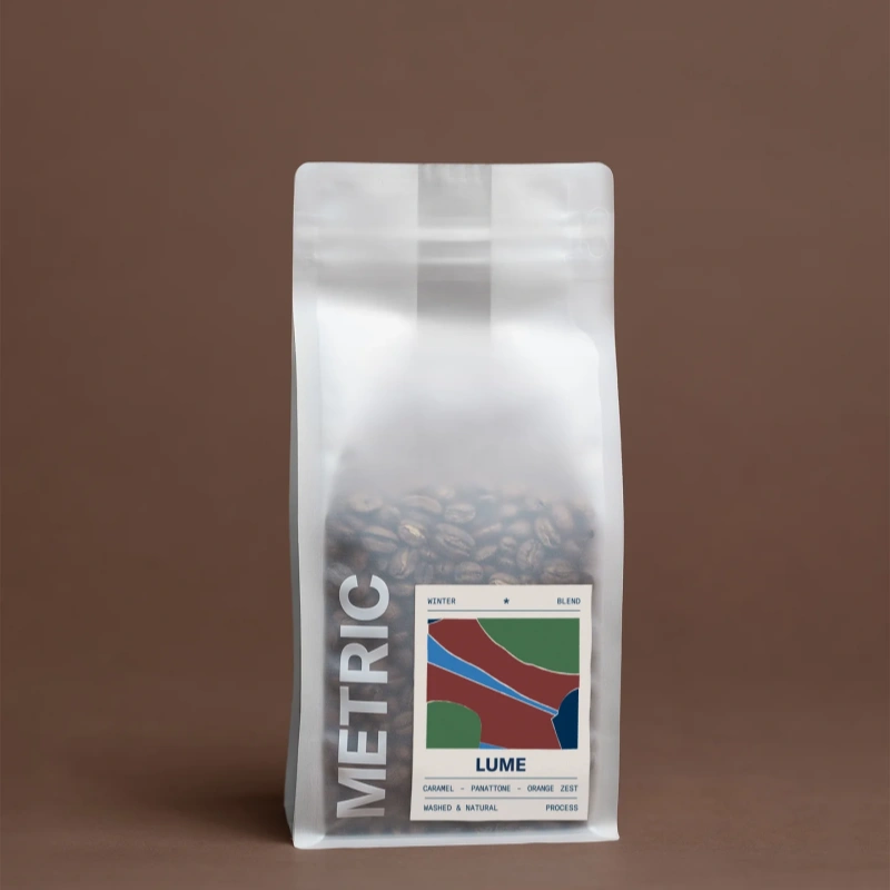 Clear Coffee Bags 6 frosted clear coffee bags