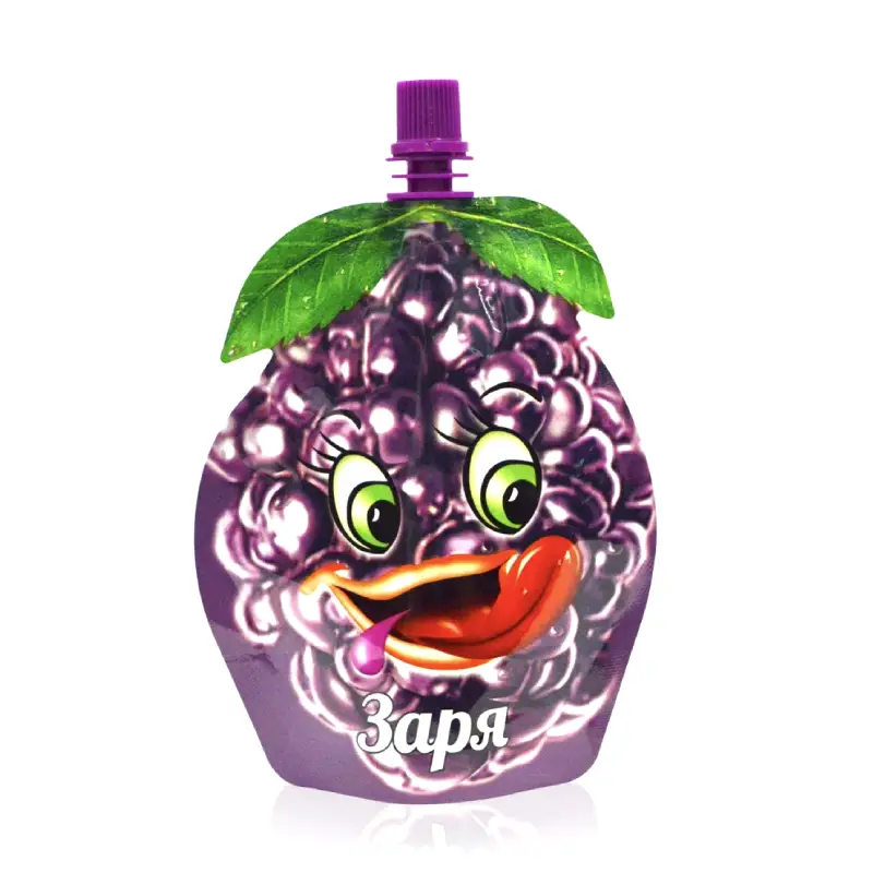Grape Juice Pouch 5 grape shaped juice pouch