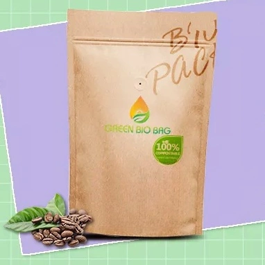 K-Seal Coffee Bags 8 kraft paper k seal coffee bags