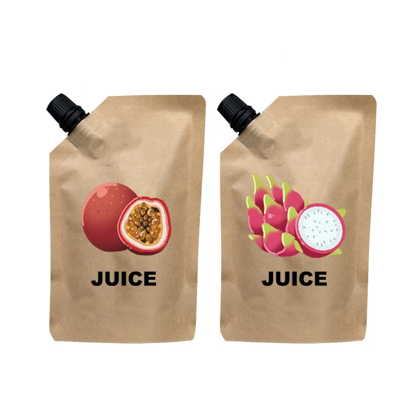 Liquid Pouch for Food 7 kraft paper liquid pouch for food