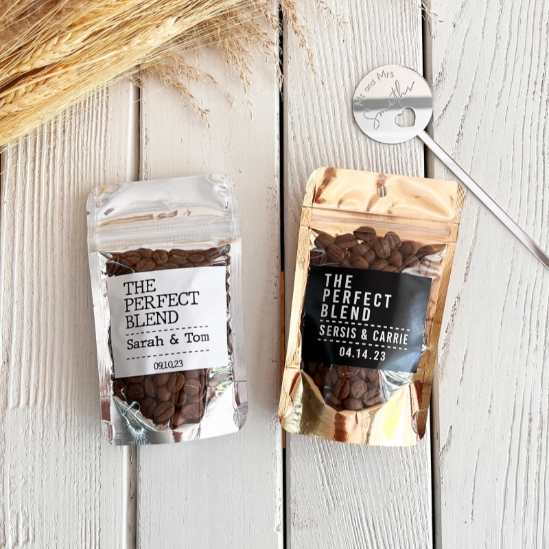 Wedding Favor Coffee Bags 1 personalized coffee bags wedding