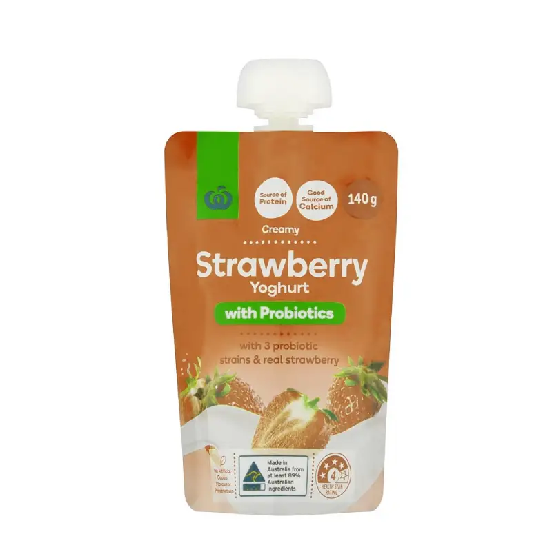 Yogurt Pouches 4 probiotic yogurt pouches