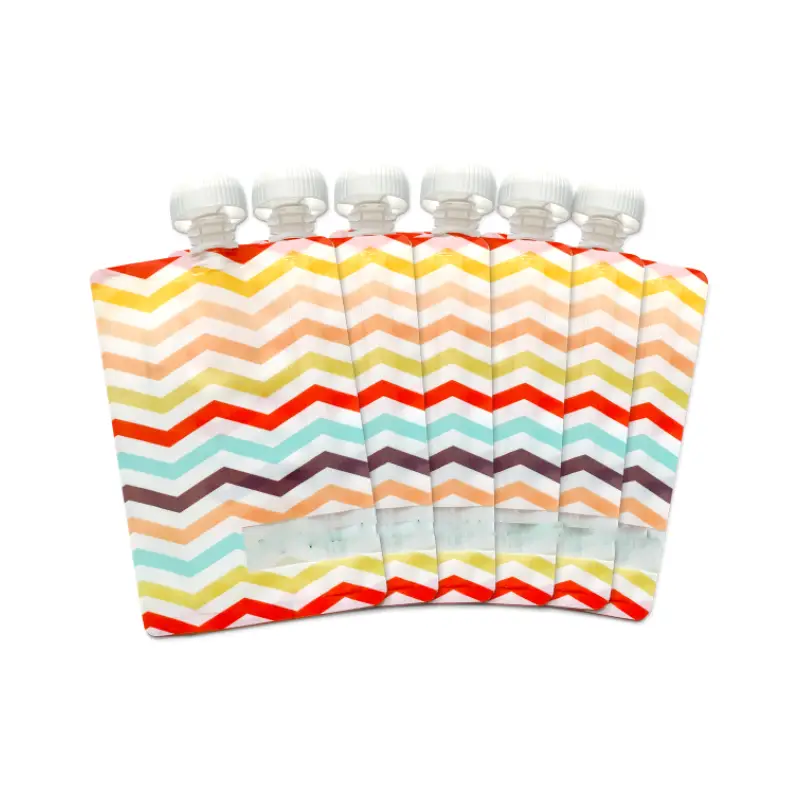 Baby Food Pouches 6 refillable baby food pouches
