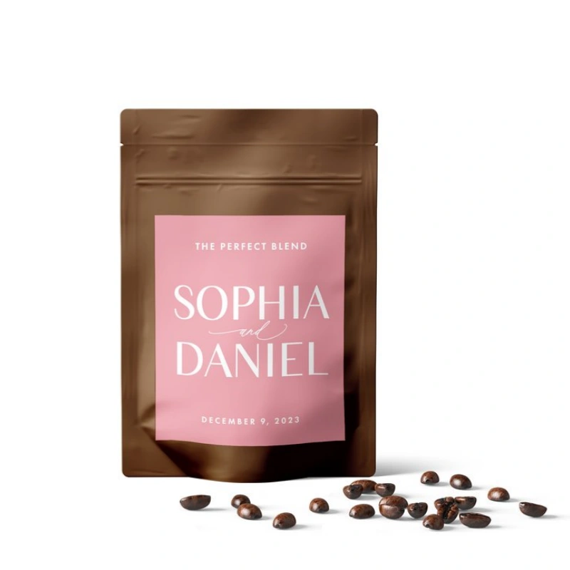 Wedding Favor Coffee Bags 2 small coffee bags for wedding favors