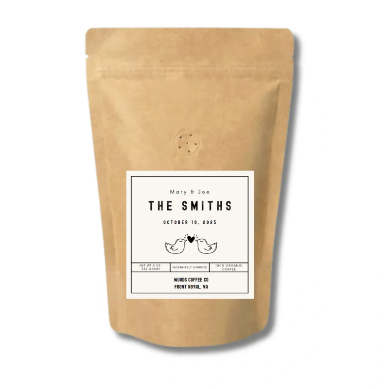 Wedding Favor Coffee Bags 9 wedding favor coffee bags with valve