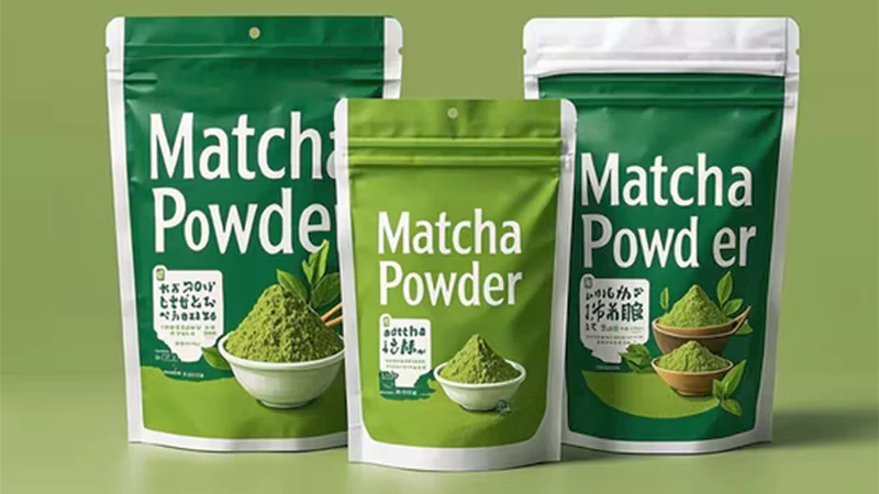 Matcha Powder packaging