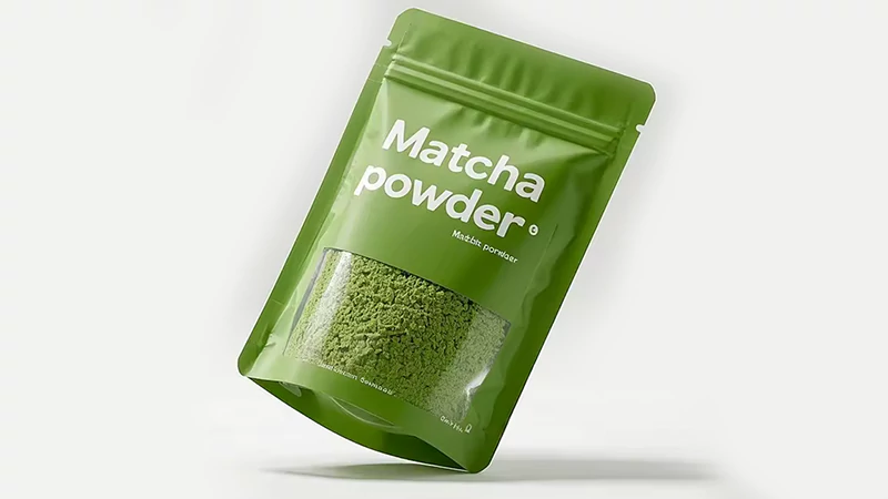 Stand up Pouch Matcha Powder Packaging Bag