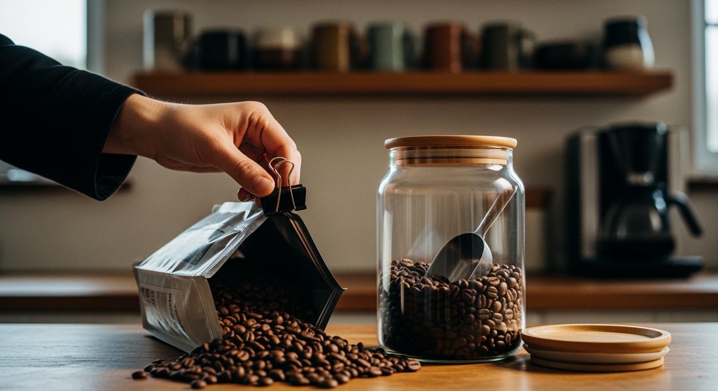 How to Store Open Bag of Coffee Beans