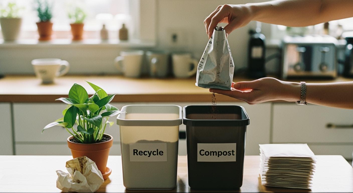 Coffee Bag Disposal: How to Recycle & Compost Properly