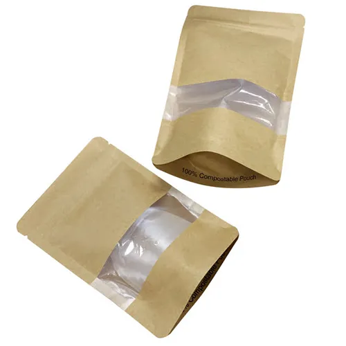 Coffee Pouch with Clear Window