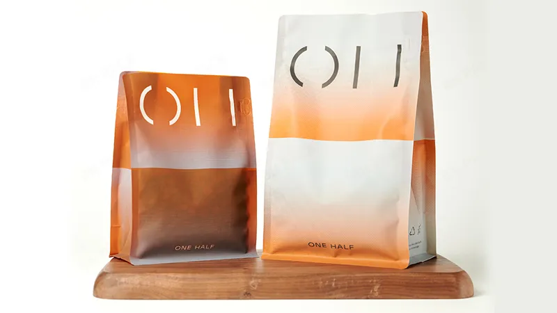 Recycle Bag Logo: Environmental Protection Information Code 3 Mono Material coffee bags