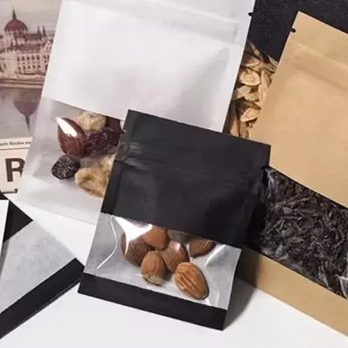 Small Black Kraft Paper Bags