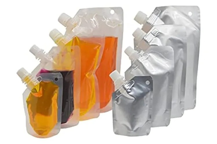 Size of Liquid Stand Up Pouch