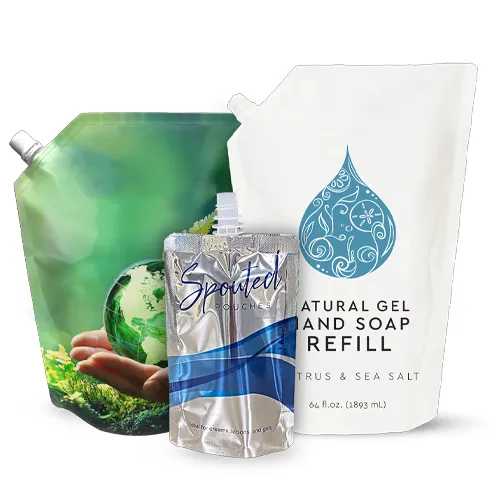 Spouted Barrier Pouch