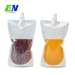Clear Spout Pouch with Tethered Cap
